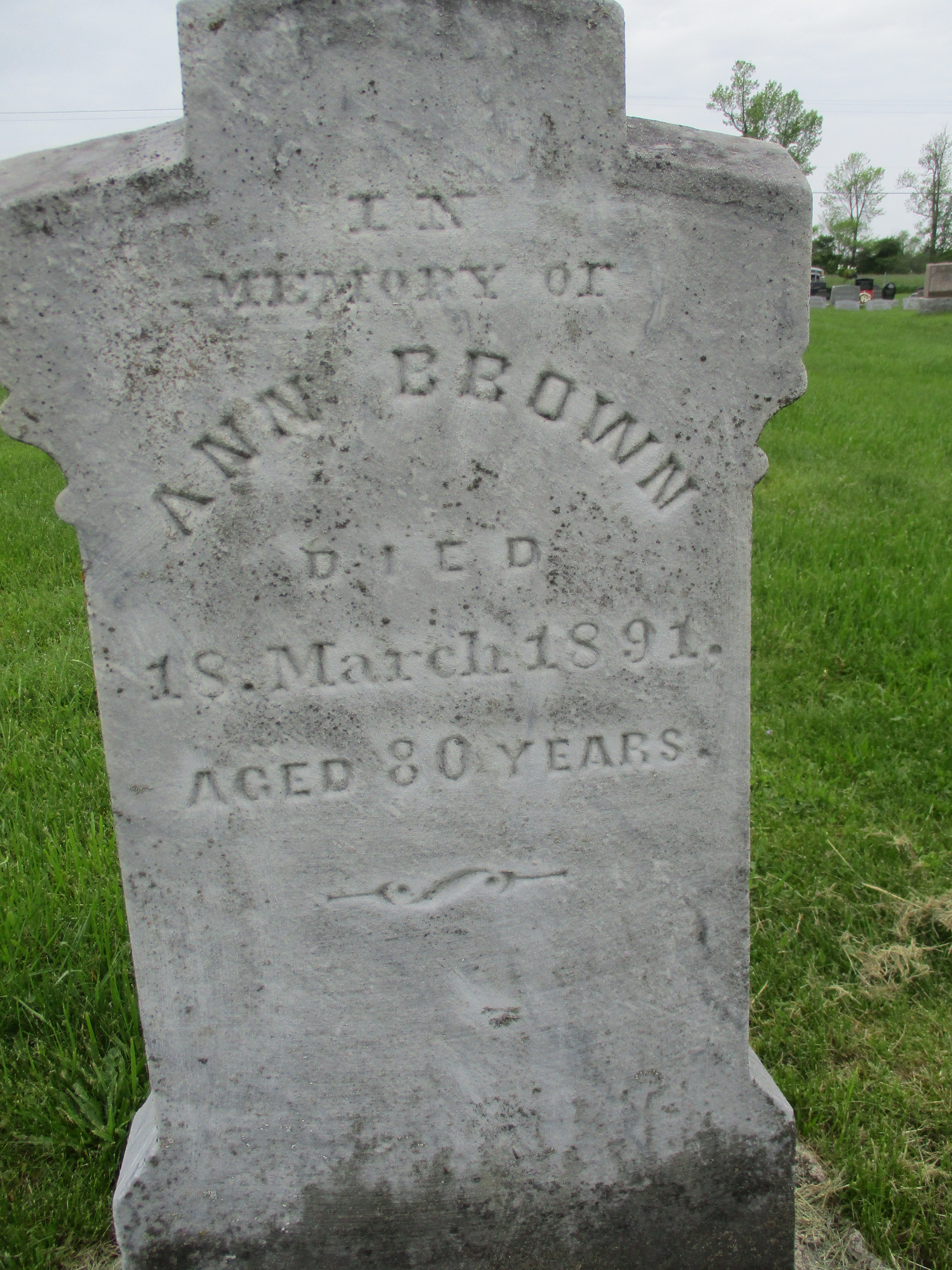 Ann Brown Georgetown Cemetery