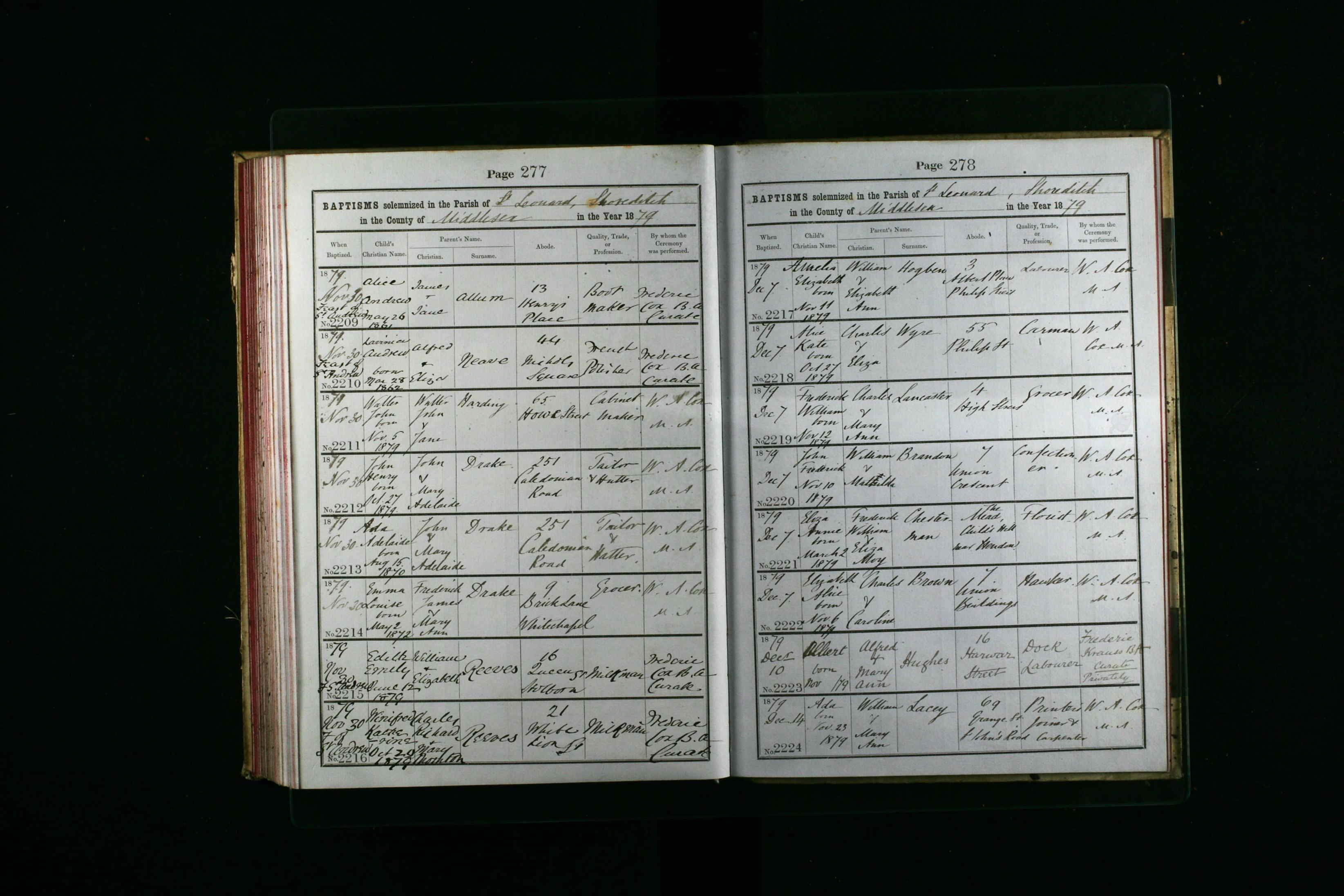 London, England, Church of England Births and Baptisms, 1813-1917