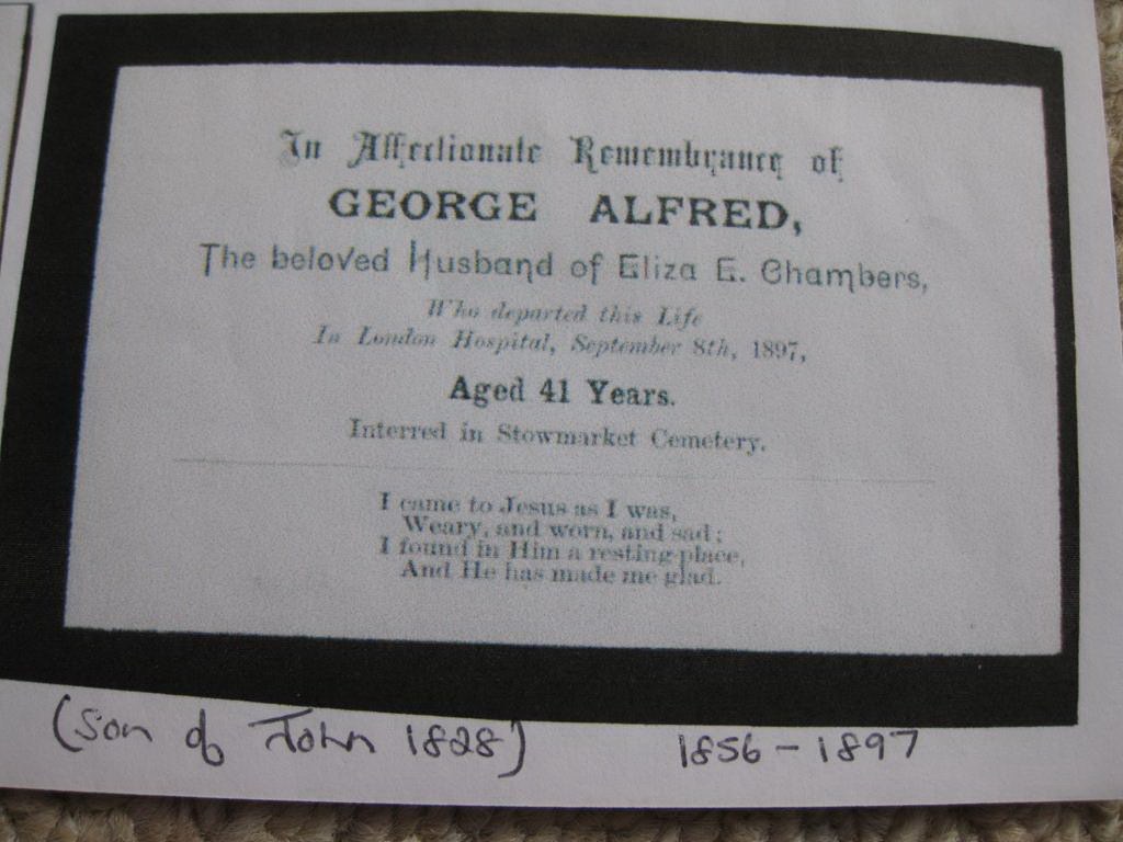 Mourning Card