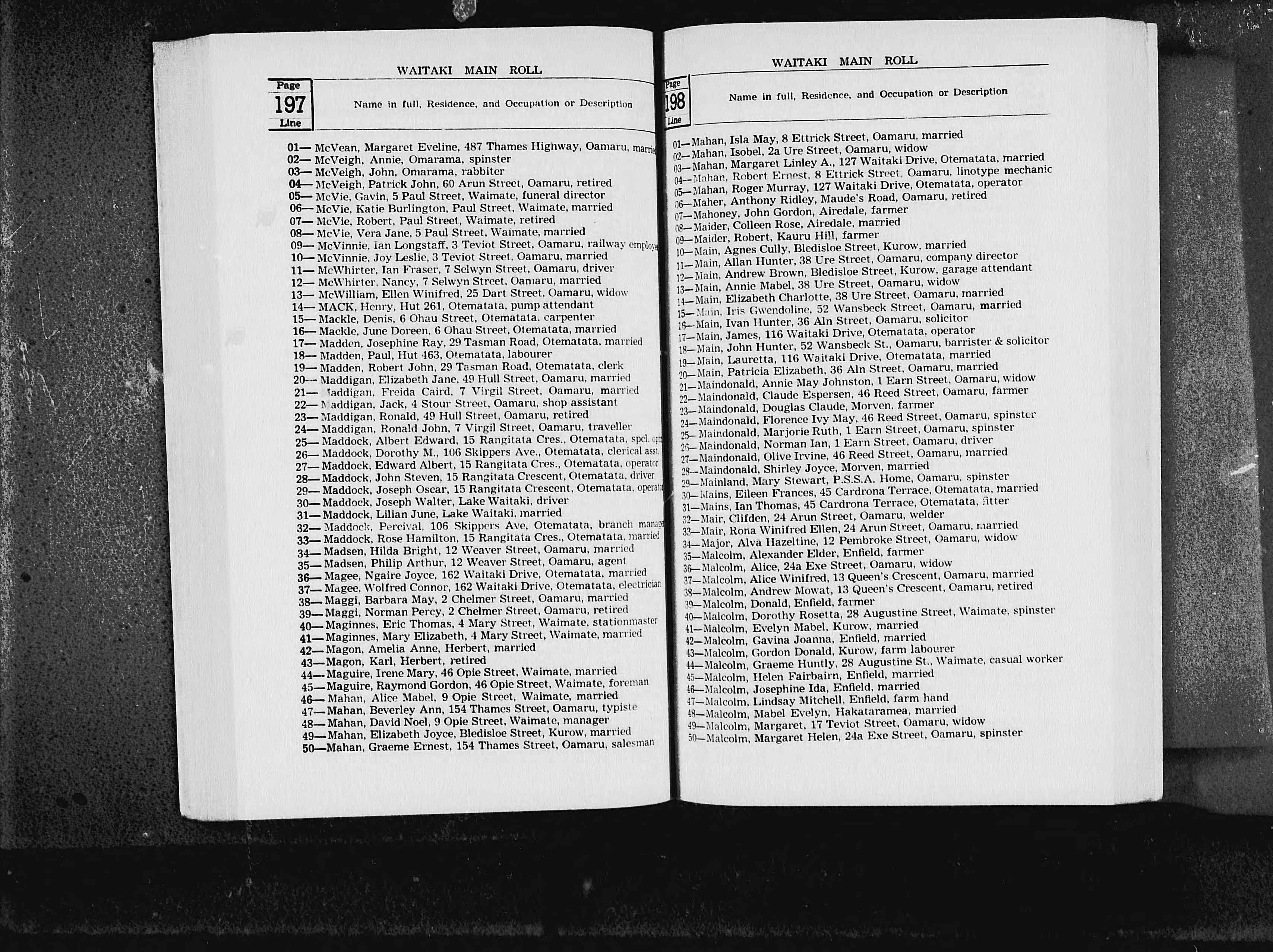 New Zealand, Electoral Rolls, 1853-2010