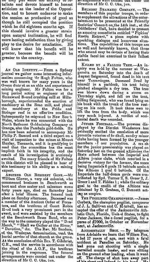William Glover death