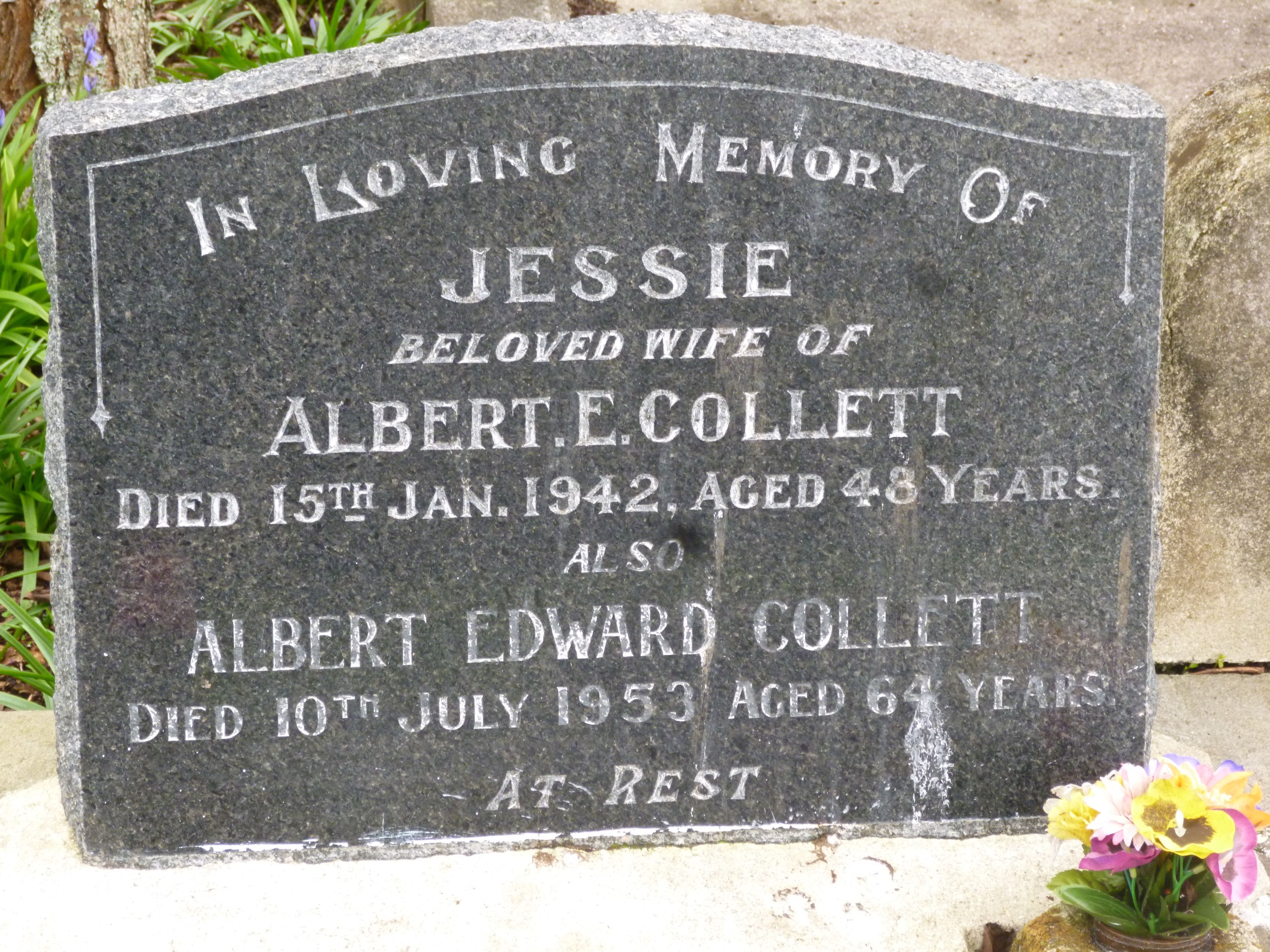 jessie moore headstone
