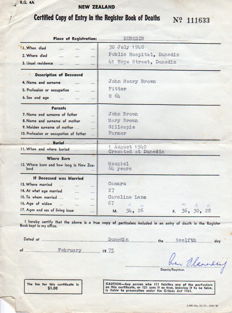 This image has an empty alt attribute; its file name is John-Henry-Brown-Birth-Cert-760x1024.jpg